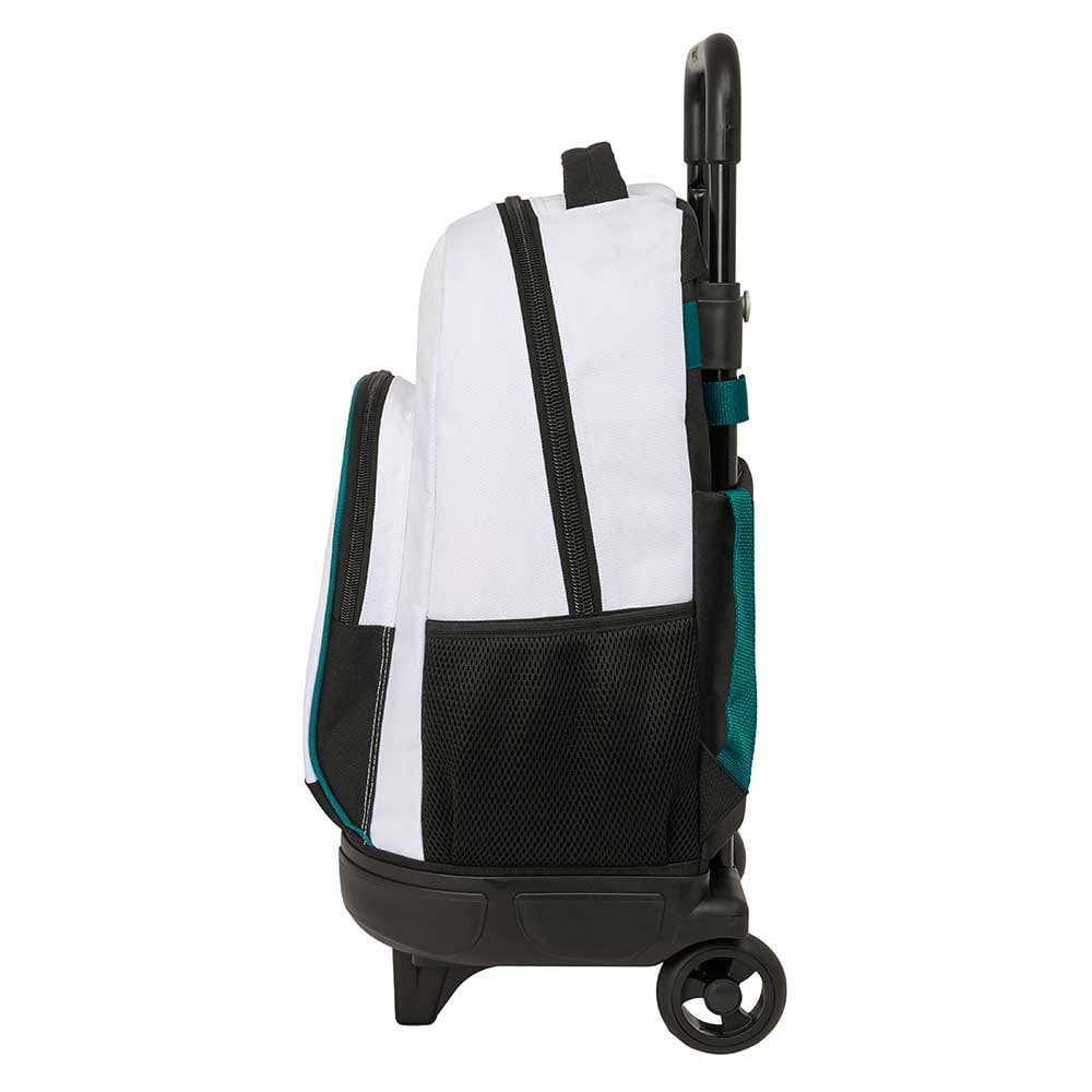 Mochila del Real Madrid CF con ruedas compact extraíble equipación 26/27 33x22x45cm