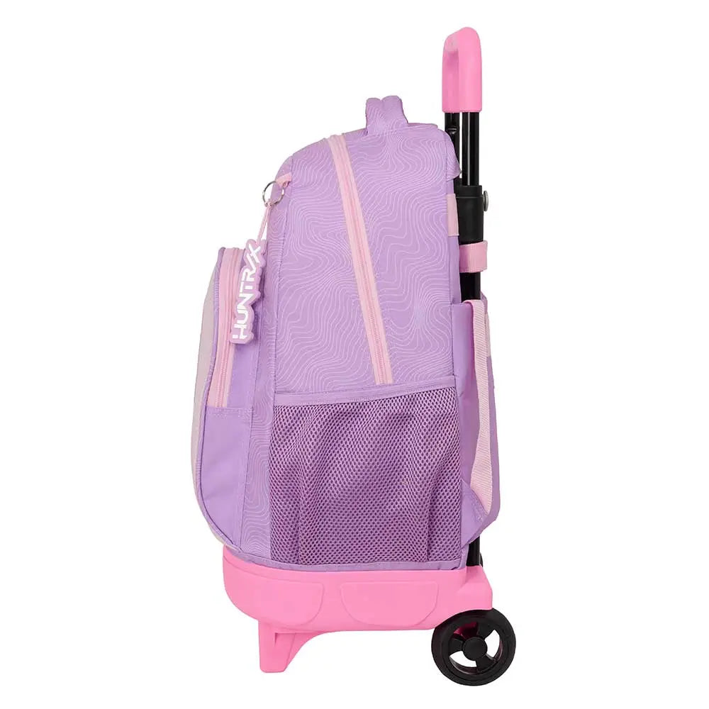 Mochila con ruedas Compact extraíble K-POP Demon Hunters - Huntrix ’Iconic’ lila 33x22x45cm