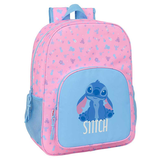 Mochila Stitch Disney ’Bright’ adaptable a carro 33x14x42CM - infantil