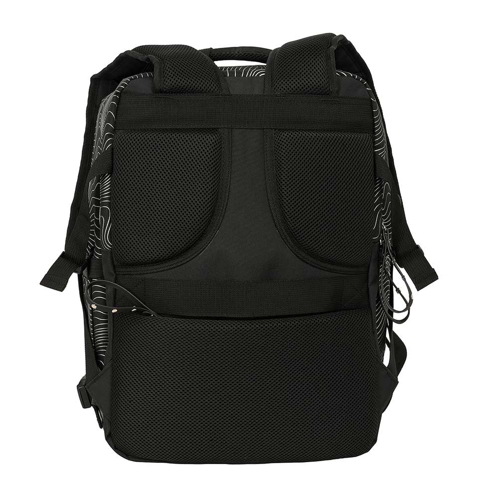 Mochila viaje cabina portátil 15,6’’ K-POP Demon Hunters - Huntrix ’Energy’ negra 29x19x44cm