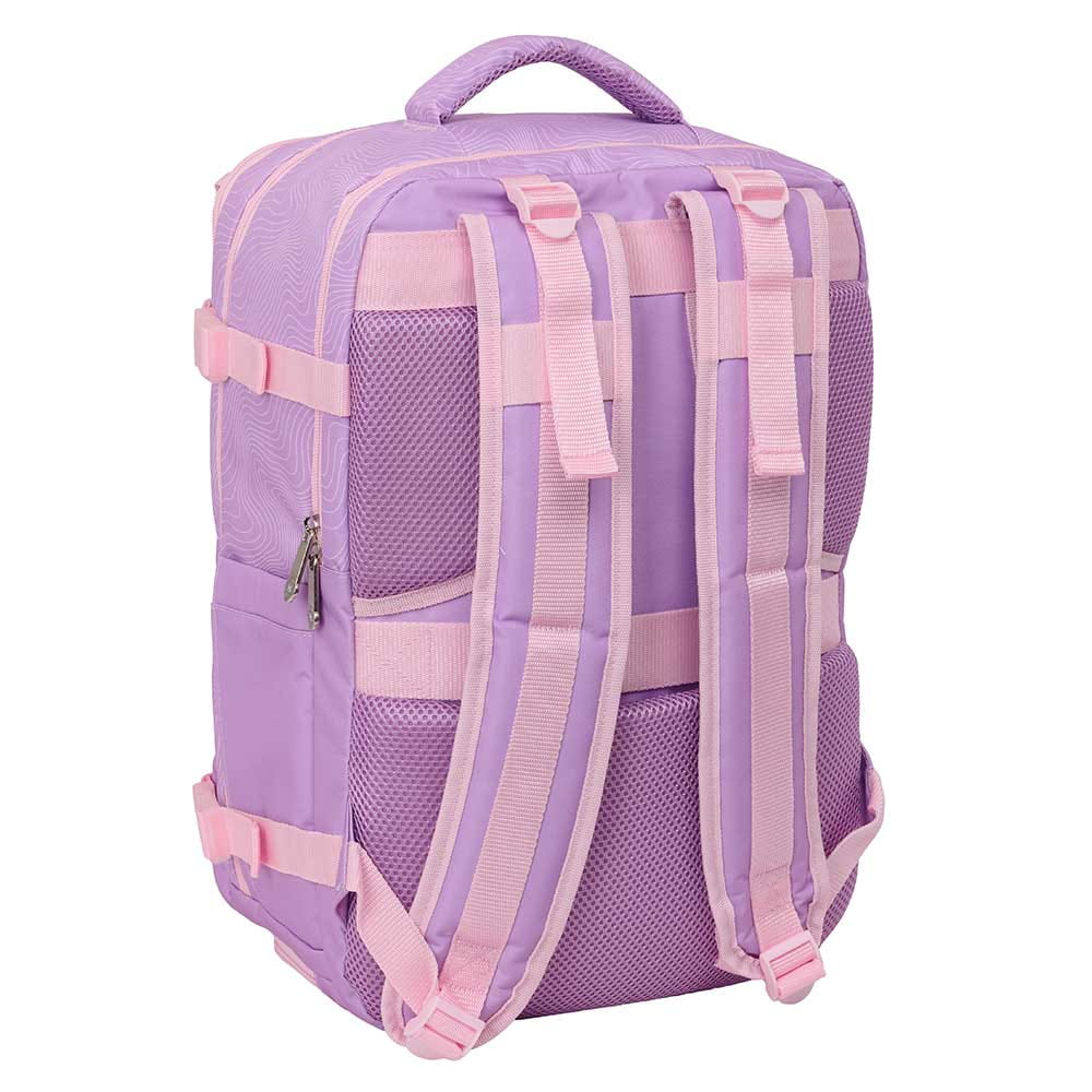 Mochila viaje cabina portátil 15,6’’ K-POP Demon Hunters - Huntrix ’Iconic’ lila 29x19x44cm