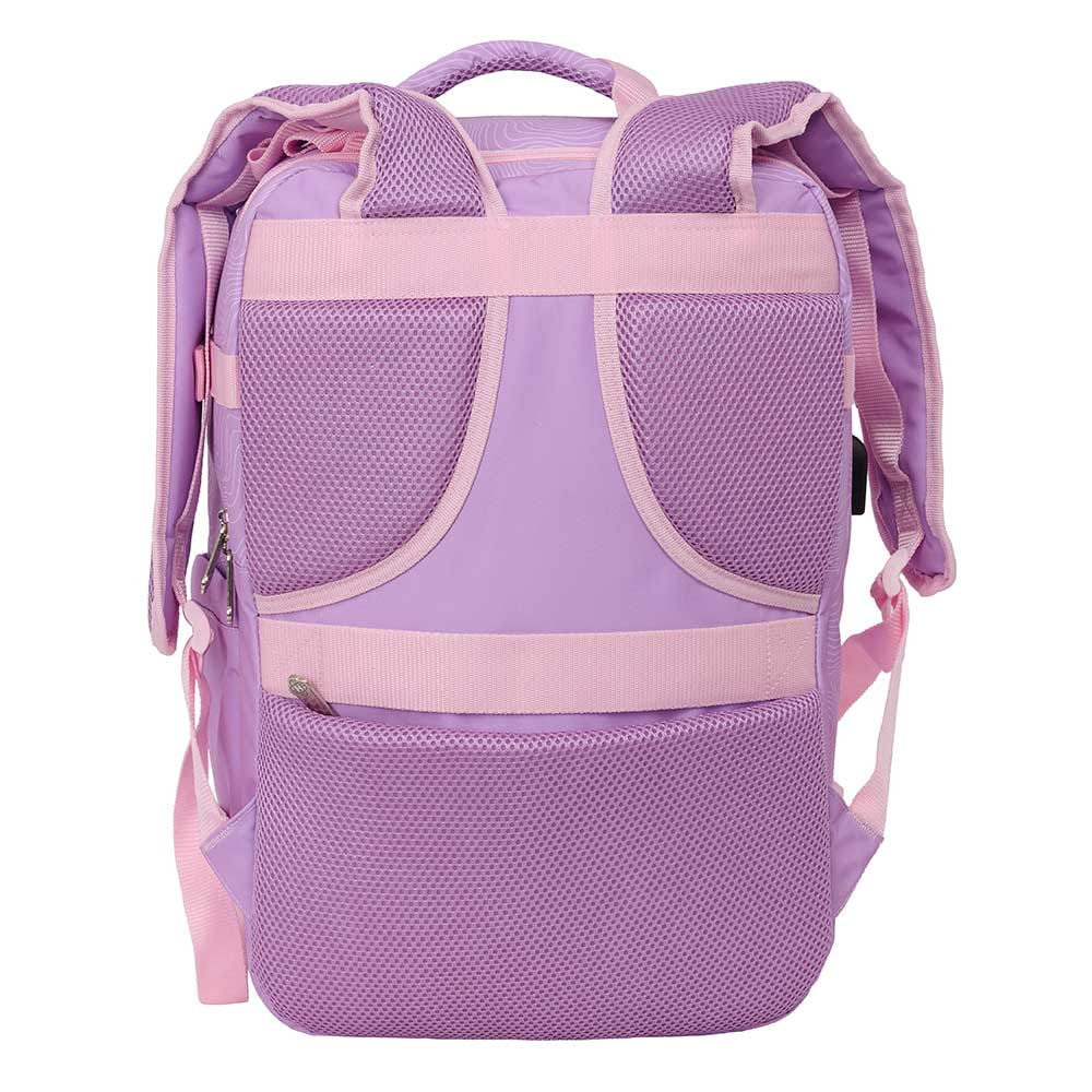 Mochila viaje cabina portátil 15,6’’ K-POP Demon Hunters - Huntrix ’Iconic’ lila 29x19x44cm