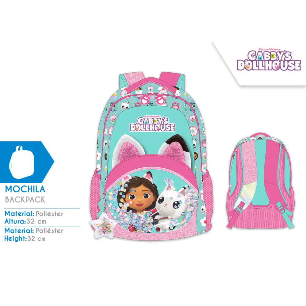 Mochilas 32cm Gabbys Dollhouse Mochila infantil