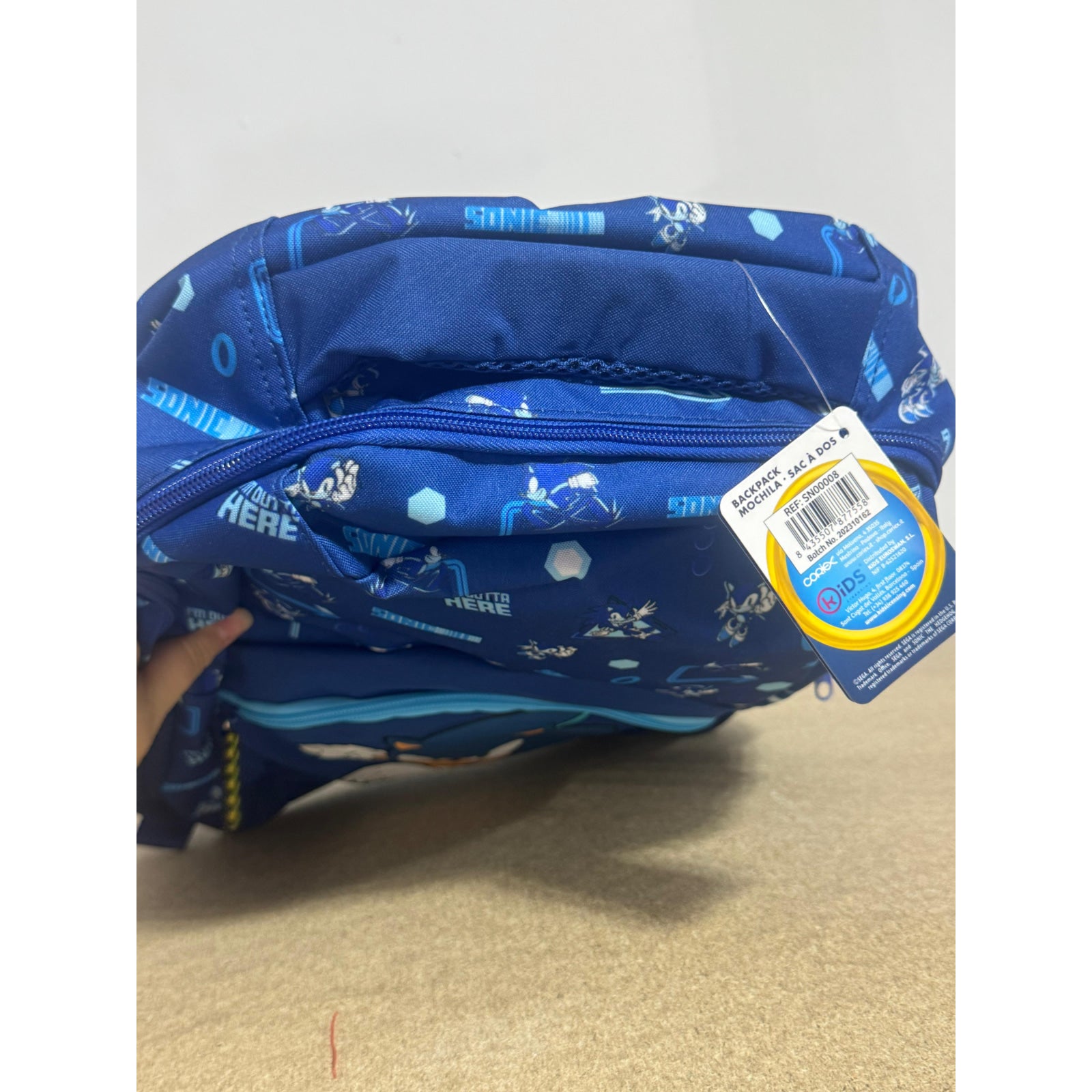 Mochilas Sonic 42X36X15cm - Mochila infantil