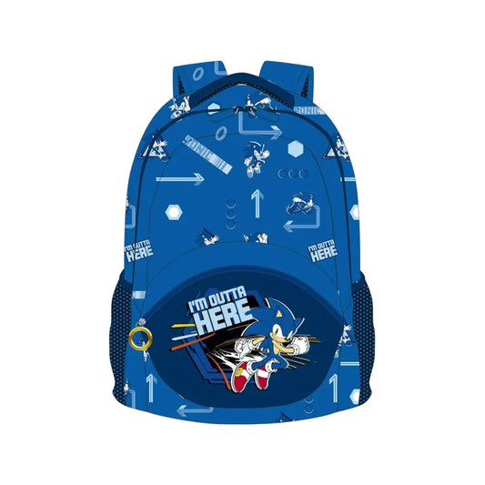 Mochilas Sonic 42X36X15cm Mochila infantil