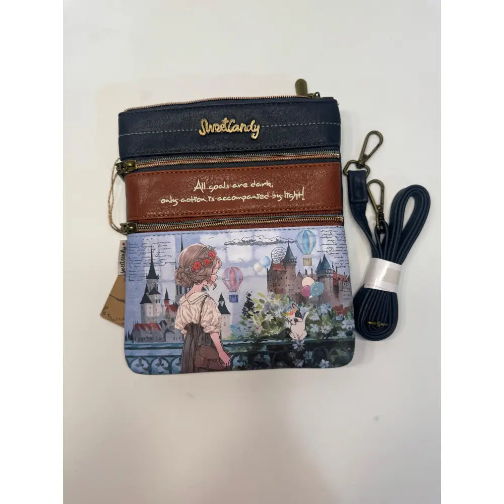Monedero cartera Mujer Sweet Candy Rosa azul Mochila