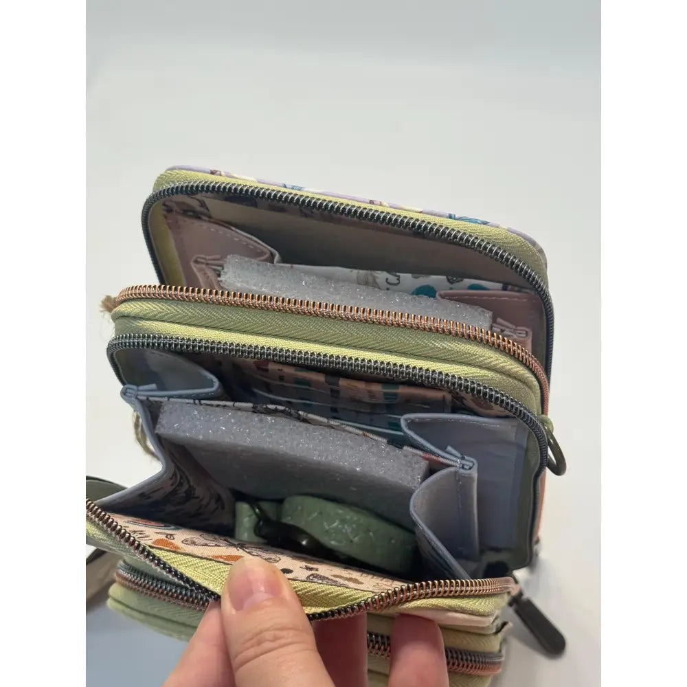 Monedero con funda móvil Mujer Sweet Candy Rosa verde Mochila