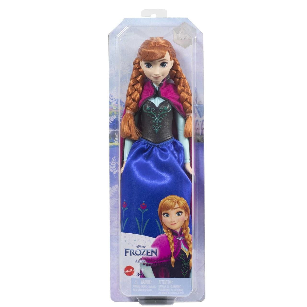 Muñeca princesa Frozen Anna viajera Disney articulada de 29cm