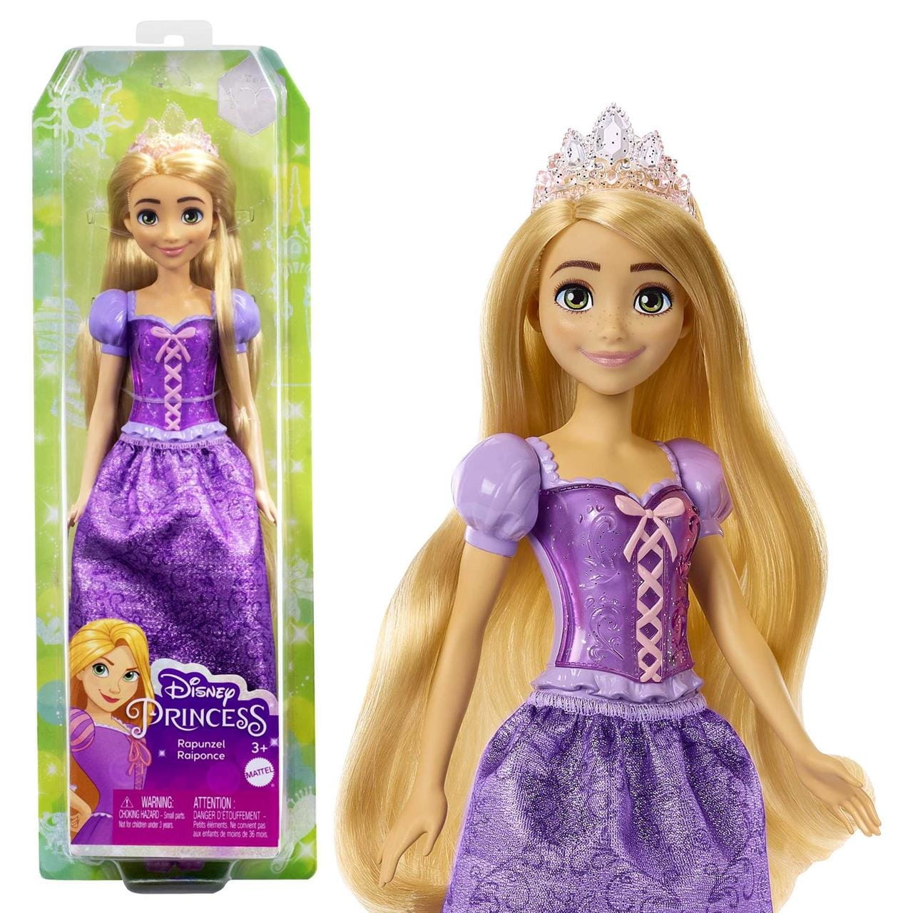 Muñeca princesa Rapunzel Disney articulada de 29cm