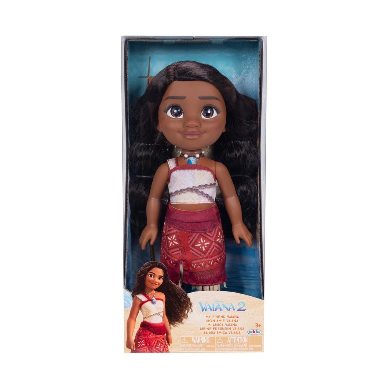 Muñeca Vaiana Disney articulada 38cm