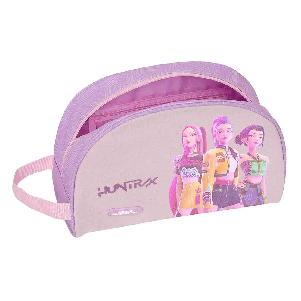 Neceser adaptable a carro K-POP Demon Hunters - Huntrix ’Iconic’ lila 28x10x18cm