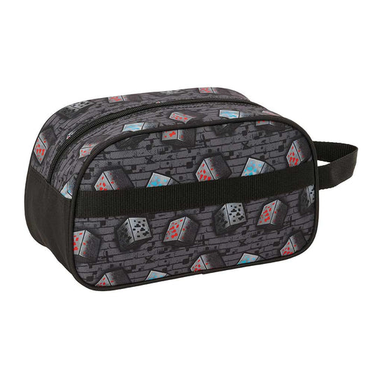 Neceser con asa Minecraft ’Graffiti’ adaptable a carro 26x12x15cm