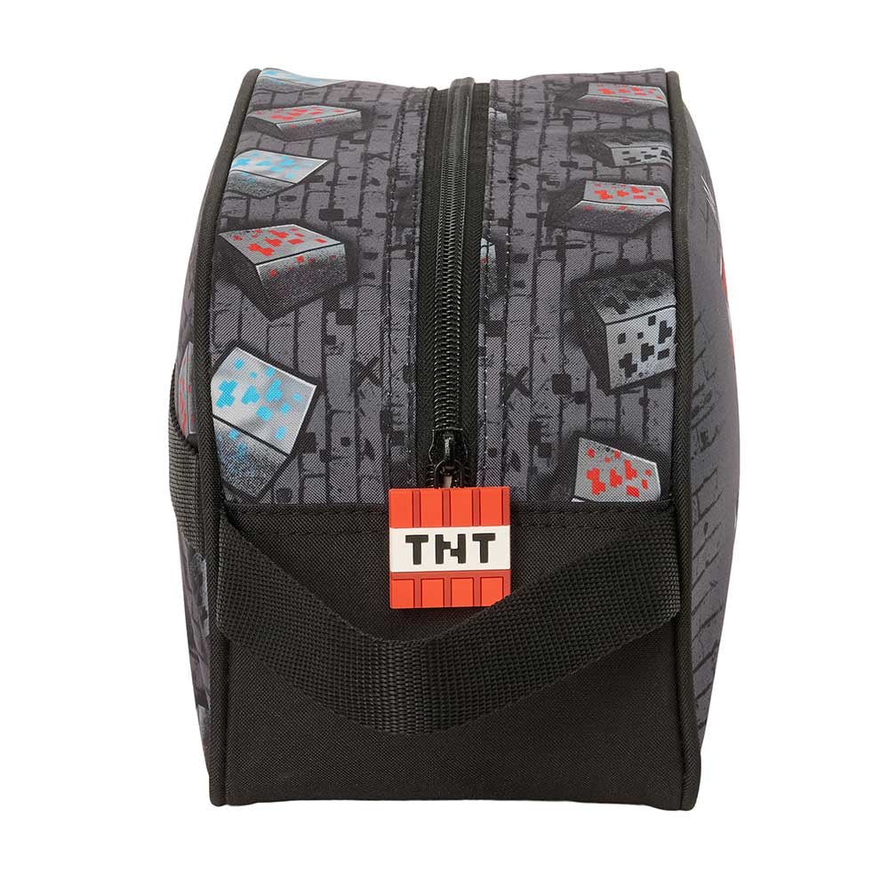 Neceser con asa Minecraft ’Graffiti’ adaptable a carro 26x12x15cm