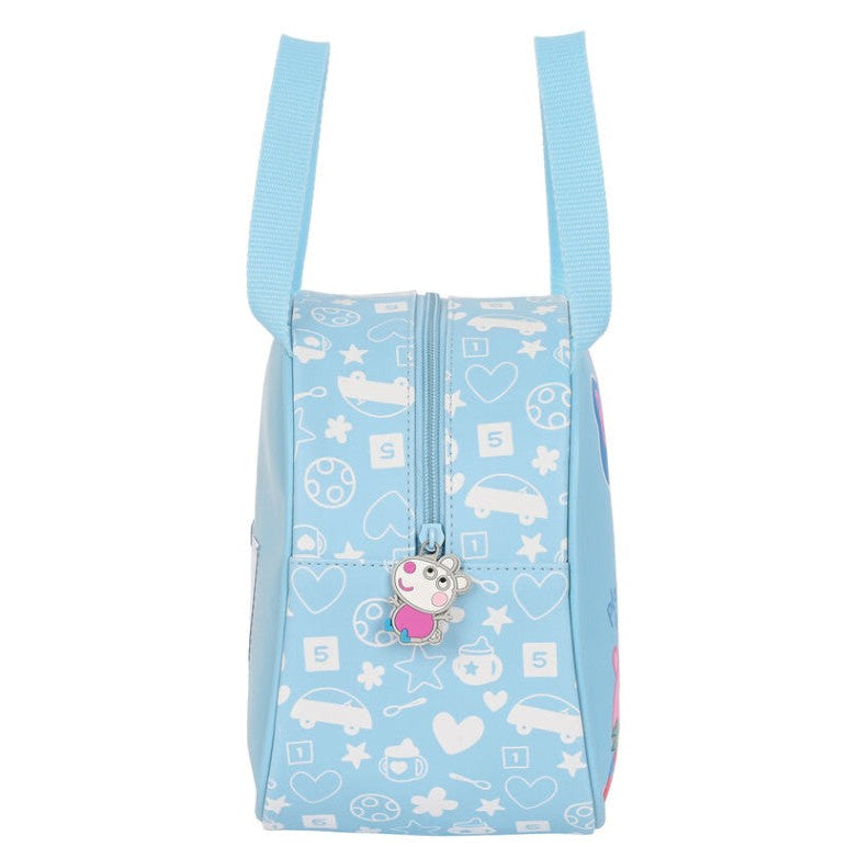 Neceser bolso Peppa Pig baby porta desayunos y merienda termo 19x14x22cm