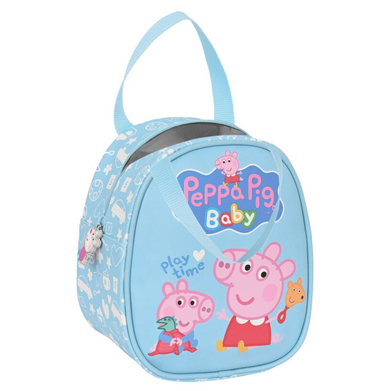 Neceser bolso Peppa Pig baby porta desayunos y merienda termo 19x14x22cm