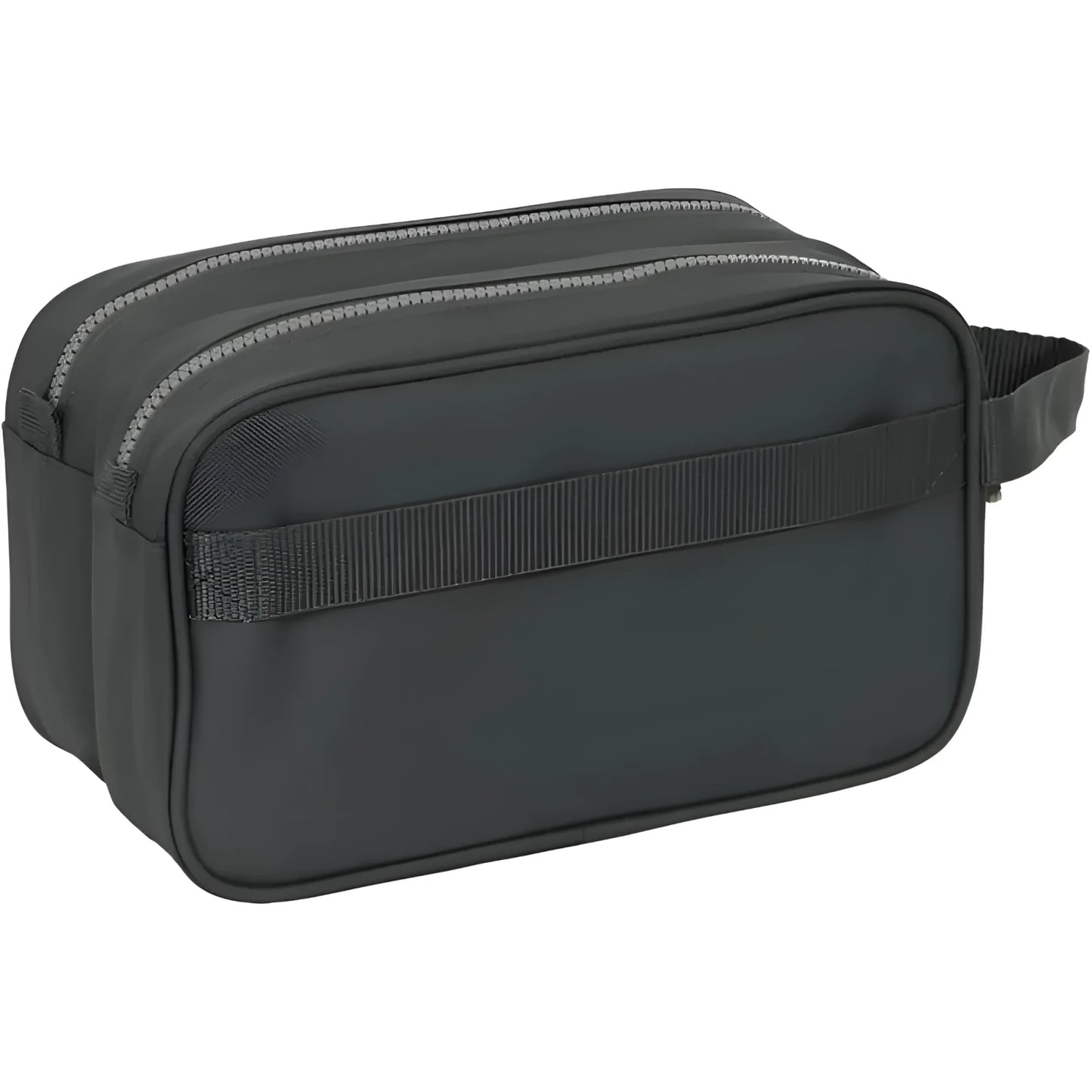 Neceser con doble cremallera REAL MADRID 26x15x12,5CM adaptable a carro