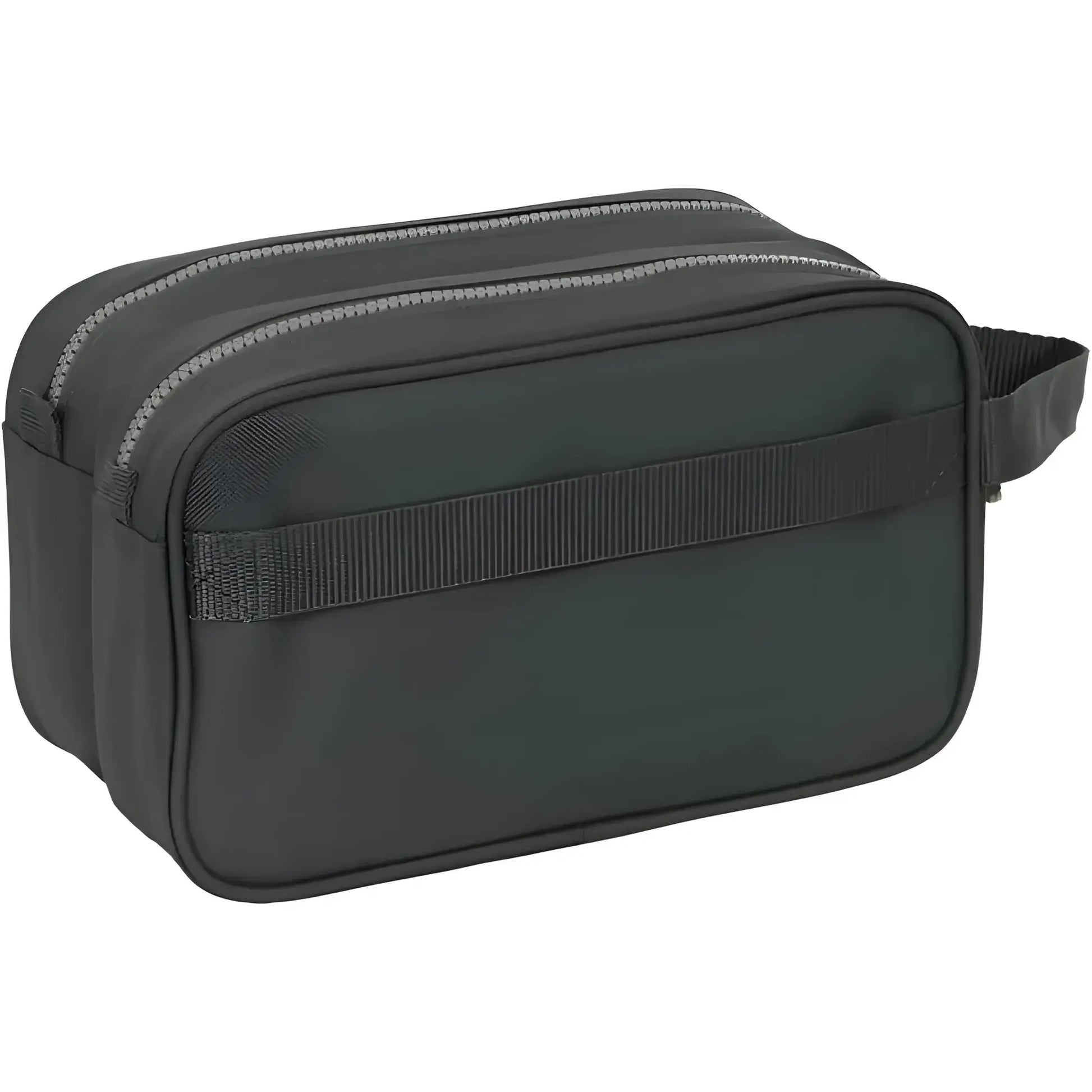 Neceser con doble cremallera REAL MADRID 26x15x12,5CM adaptable a carro