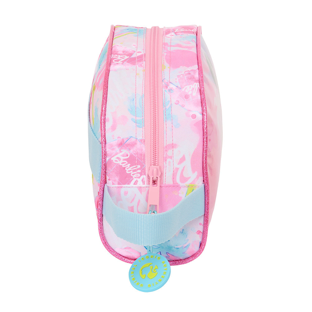 Neceser escolar con asa Barbie ’Painterly’ adaptable a carro 26x16X9cm