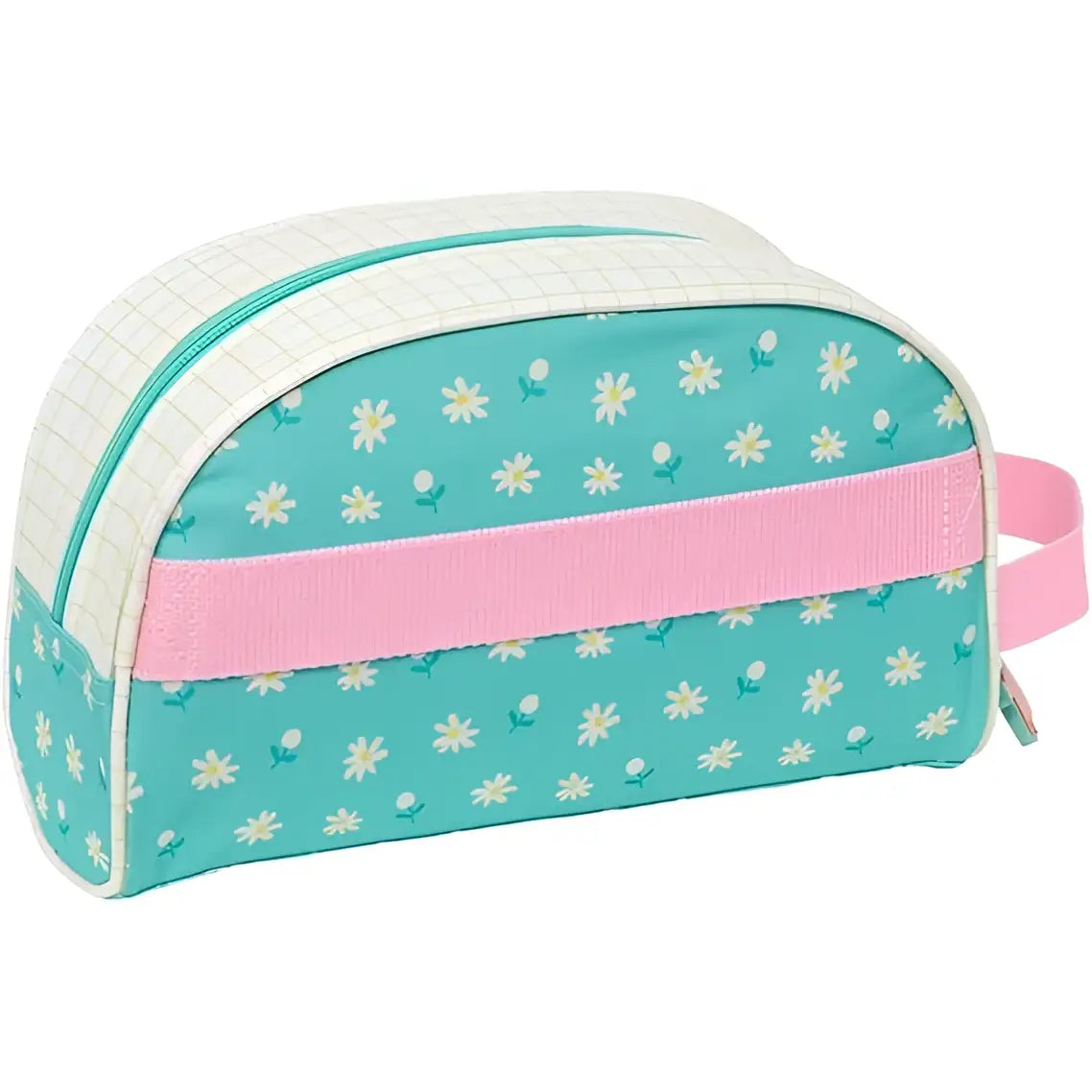 Neceser escolar con asa PEPPA PIG PRETTY FLOWERS adaptable a carro 26x16X9cm