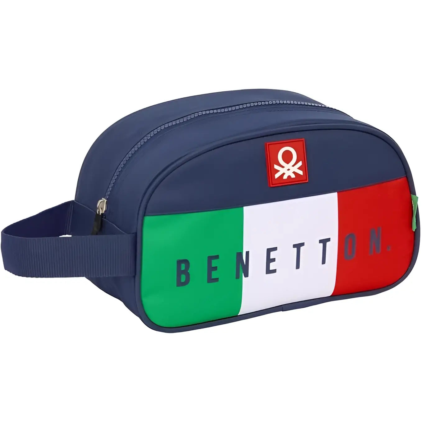 Neceser escolar infantil Benetton Flag con asa 26x12x15 cm