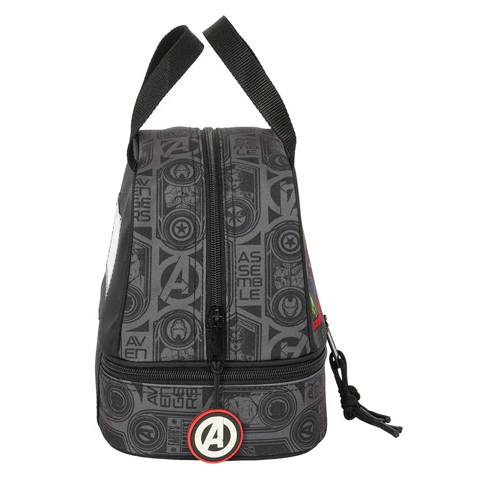 Neceser escolar infantil porta meriendas MARVEL AVENGERES 20x15x20 cm