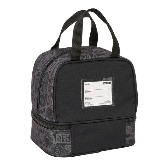 Neceser escolar infantil porta meriendas MARVEL AVENGERES 20x15x20 cm