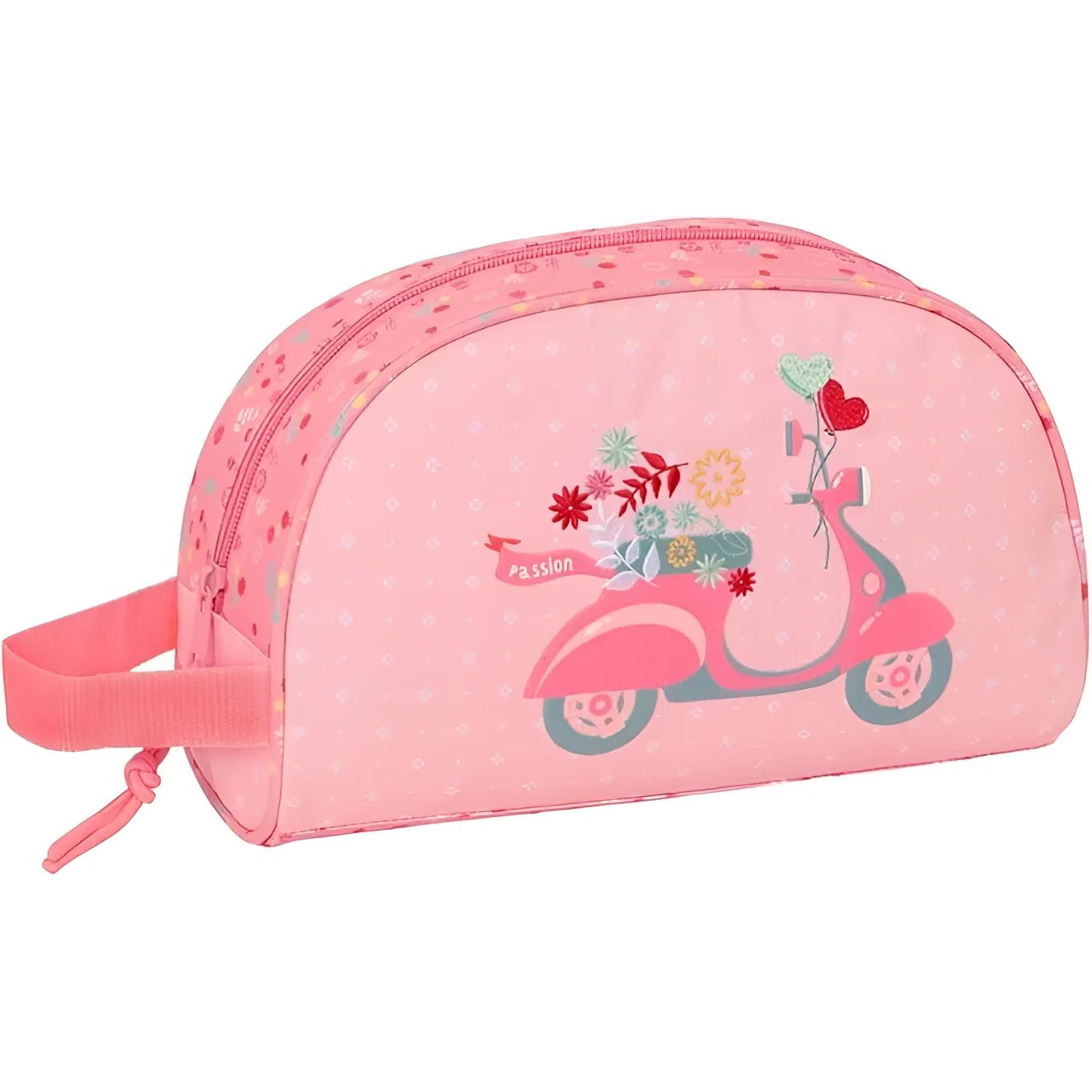 Neceser MOOS PASION escolar infantil con asa y adaptable a carro 28x10x18 cm - Mochila