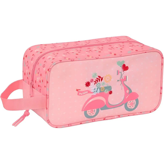 Neceser MOOS PASSION zapatillero multiusos con asa 29x14x15 cm