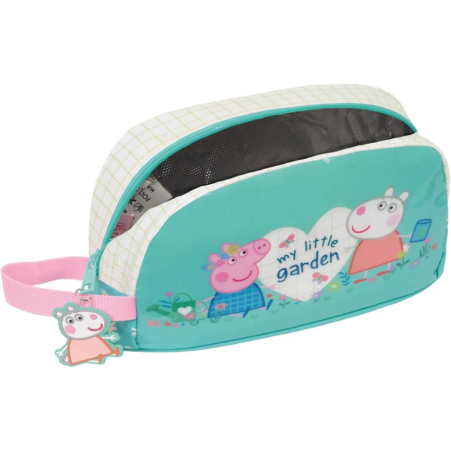 Neceser porta desayunos térmico PEPPA PIG PRETTY FLOWERS 21.5x6.5x12 cm