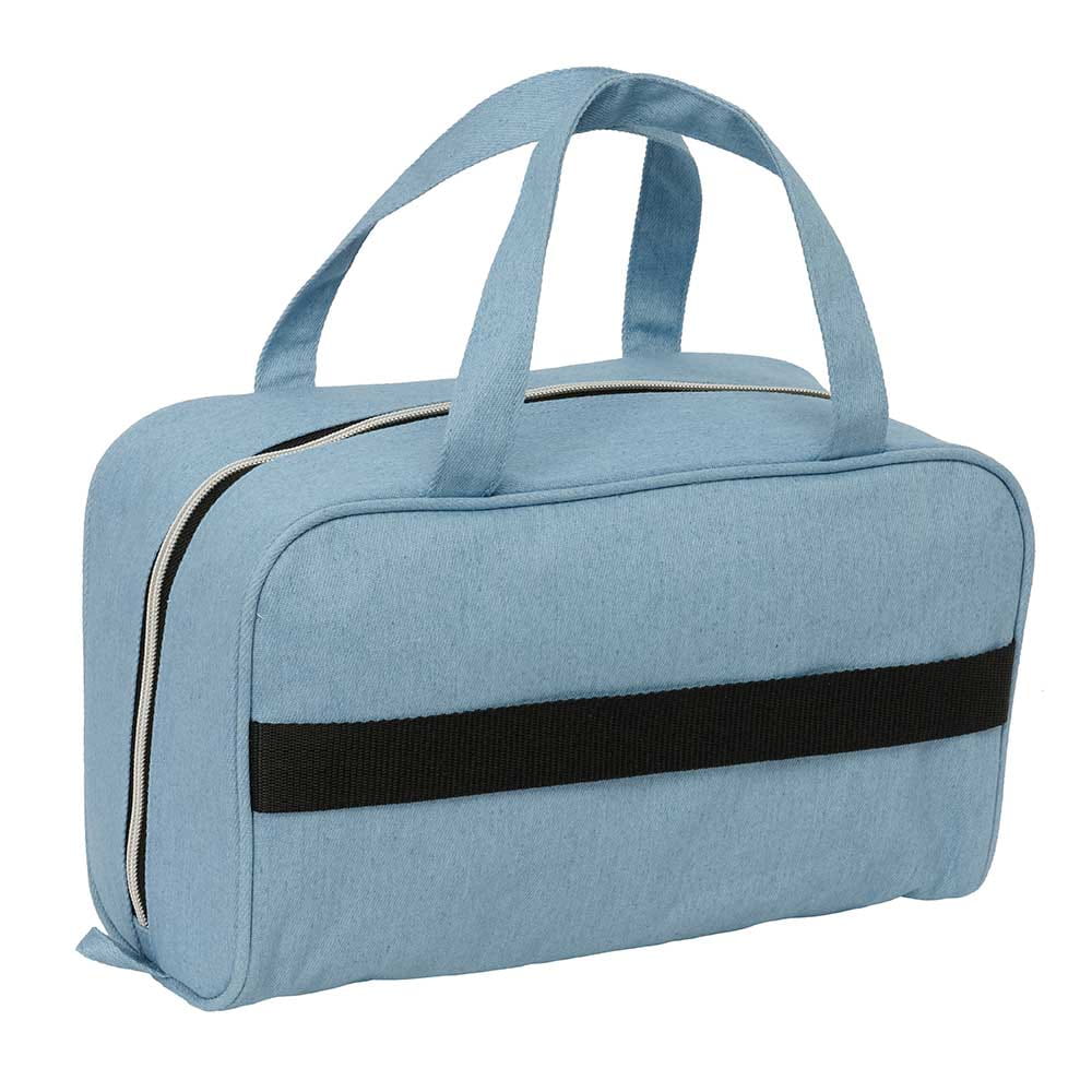 Neceser rectangular K-POP Demon Hunters - Huntrix azul 31x14x19cm
