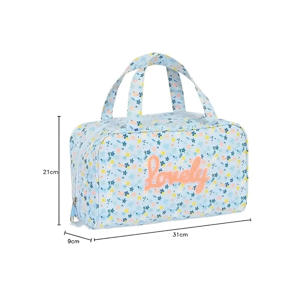 Neceser rectangular MOOS LOVELY con asa 31x10x19cm - Mochila