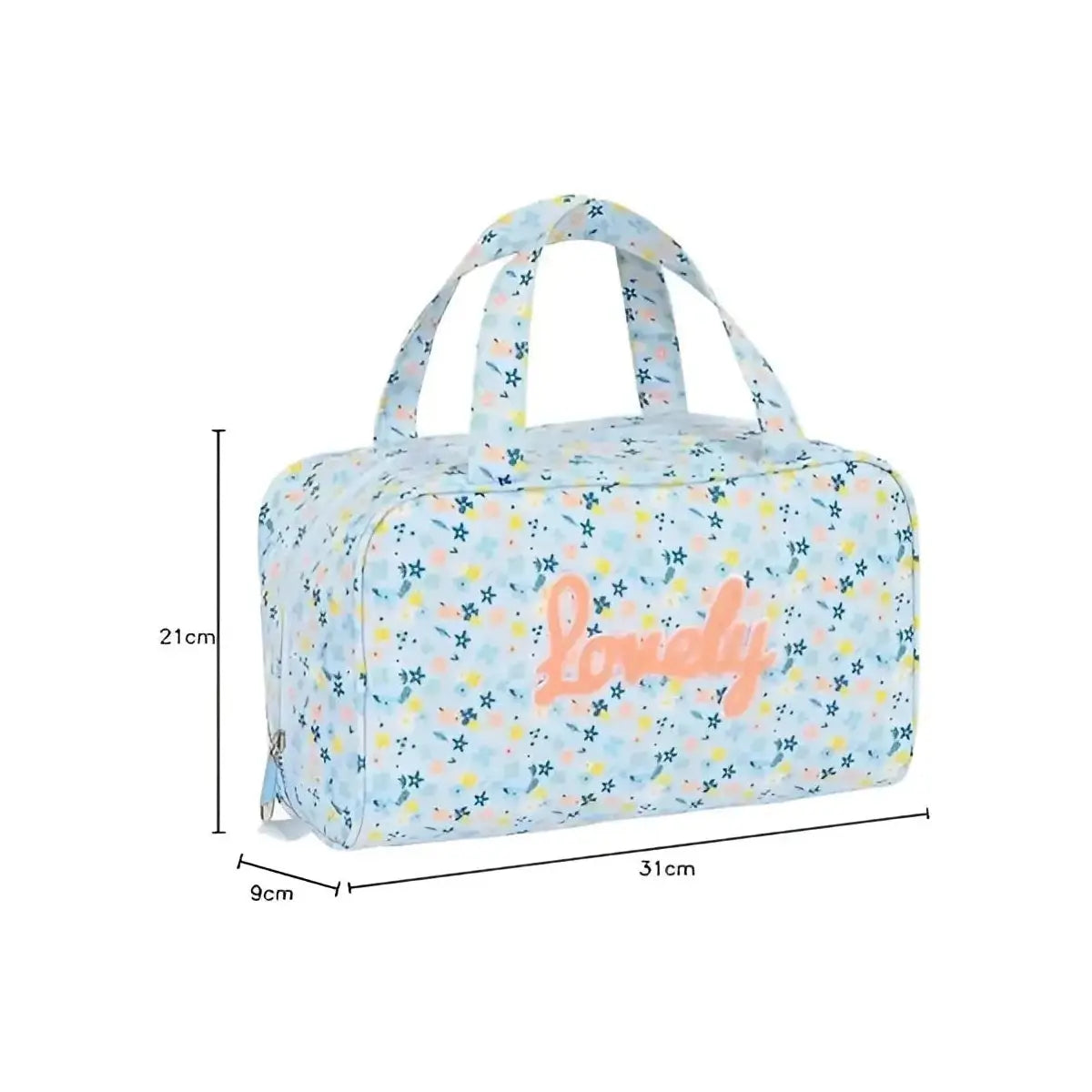 Neceser rectangular MOOS LOVELY con asa 31x10x19cm - Mochila