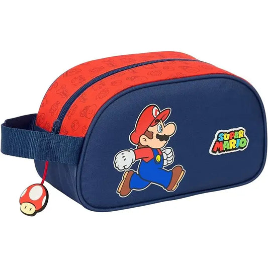 Neceser Super Mario Trick escolar infantil con asa y adaptable a carro 26x12x15cm Mochila