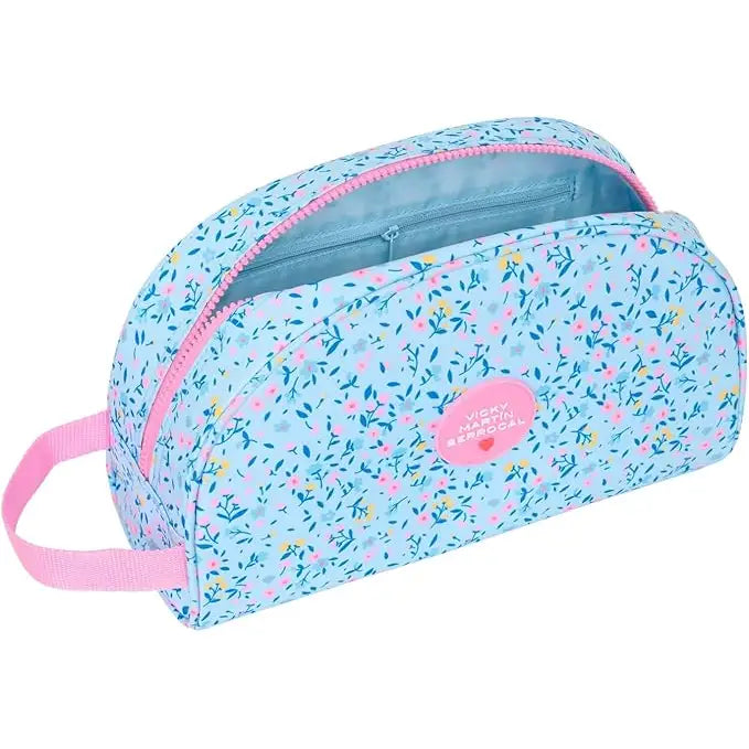 Neceser Vicky Martín Berrocal Paraíso escolar infantil con asa y adaptable a carro 28x10x18 cm VBM Mochila