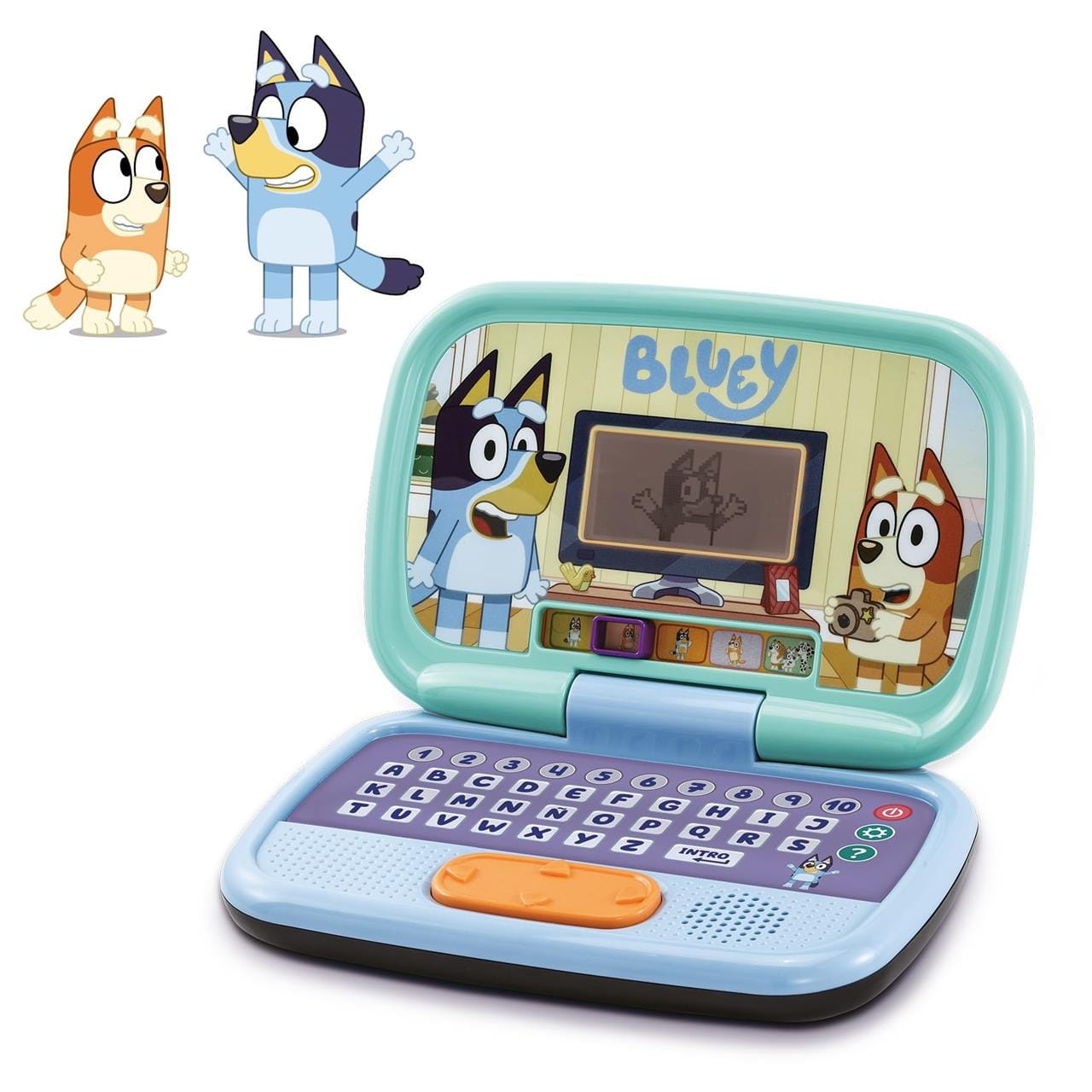 Ordenador Bluey de aprendizaje con 10 actividades y luz - Juguete
