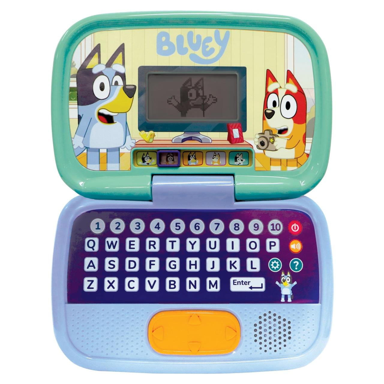 Ordenador Bluey de aprendizaje con 10 actividades y luz - Juguete