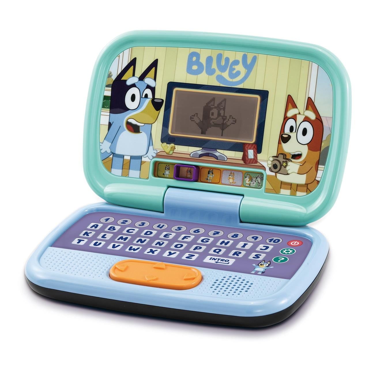 Ordenador Bluey de aprendizaje con 10 actividades y luz - Juguete