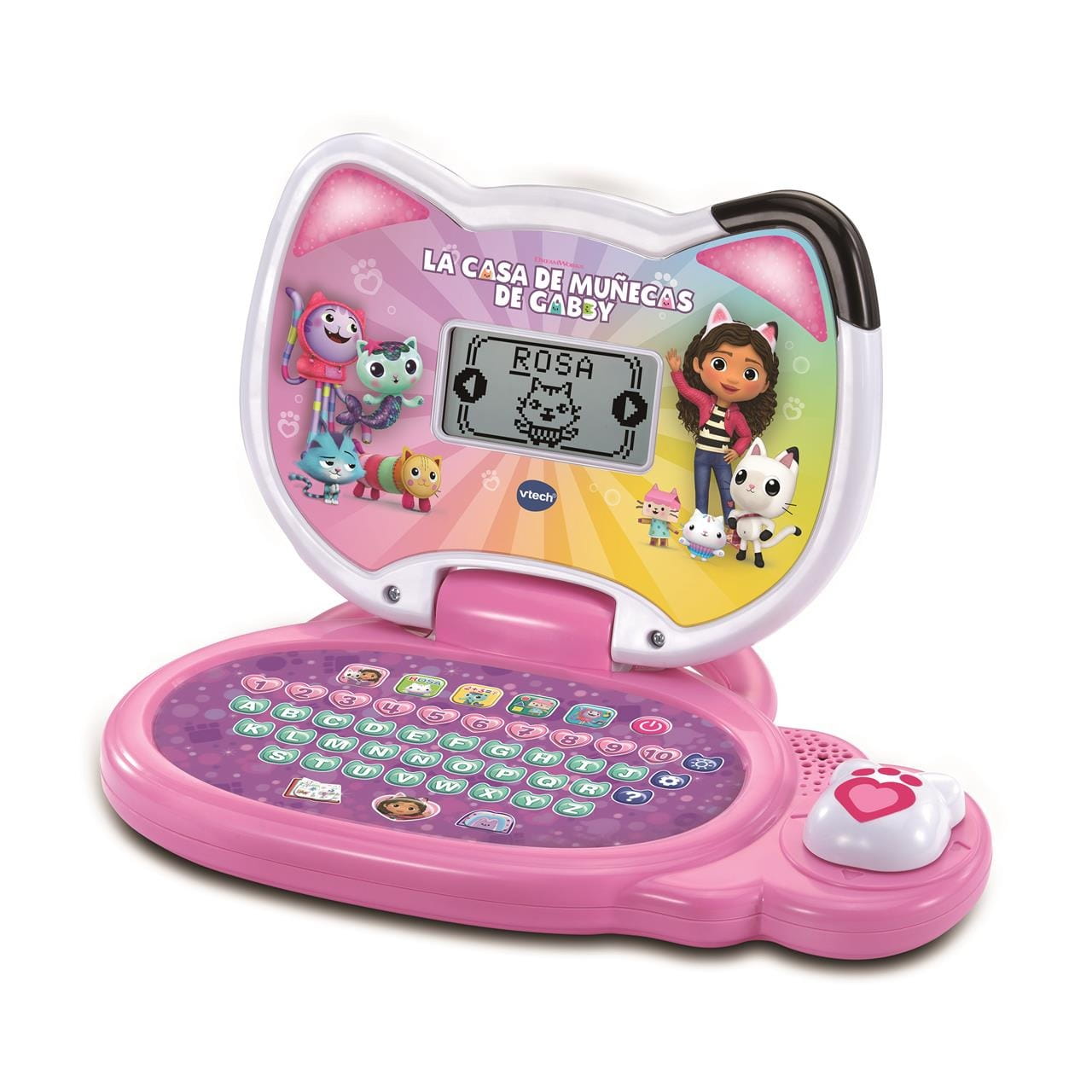 Ordenador Gabby´s Dollhouse educativo con más de 200 frases y melodías - Juguete