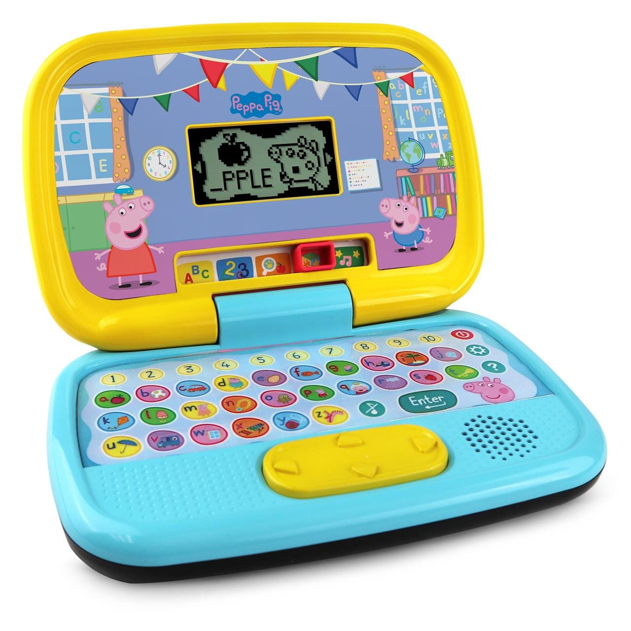 Ordenador Peppa Pig de aprendizaje con 5 modos juego y actividades - Juguete