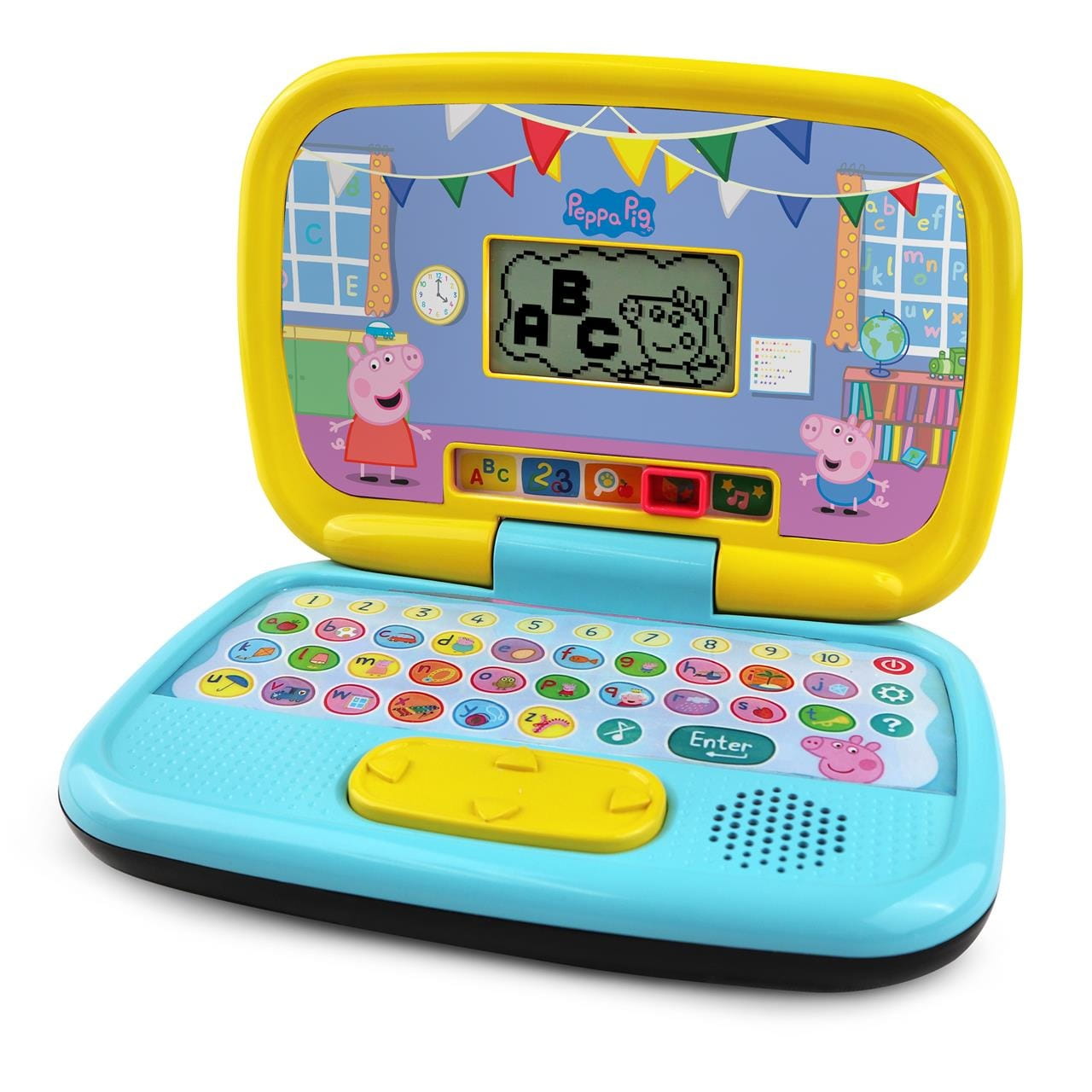 Ordenador Peppa Pig de aprendizaje con 5 modos juego y actividades - Juguete