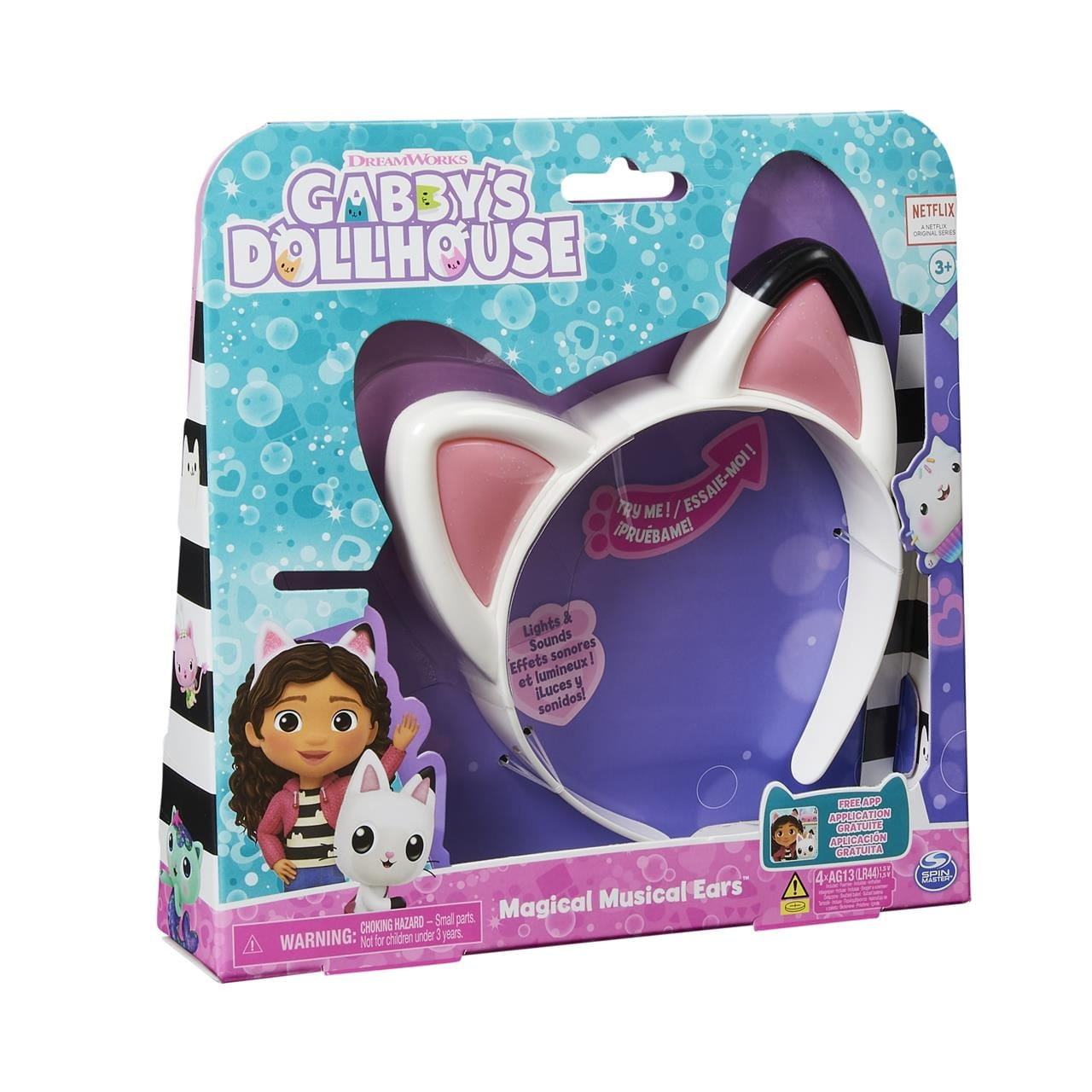 Orejas mágicas de Gabby´s Dollhouse. Emite sonidos divertidos - Juguete