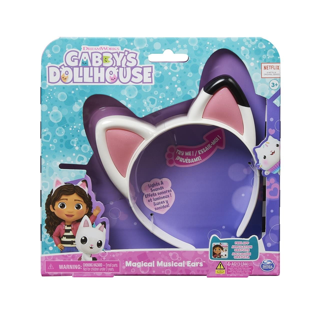 Orejas mágicas de Gabby´s Dollhouse. Emite sonidos divertidos - Juguete