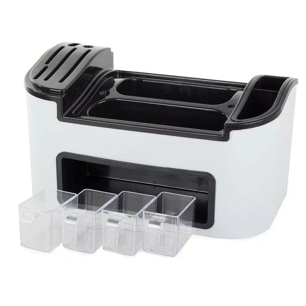 Organizador de cocina para artículos pequeños y cubiertos con cajones especias