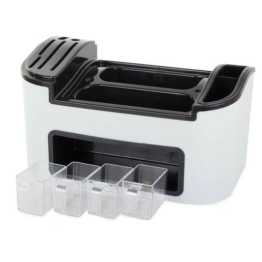 Organizador de cocina para artículos pequeños y cubiertos con cajones especias
