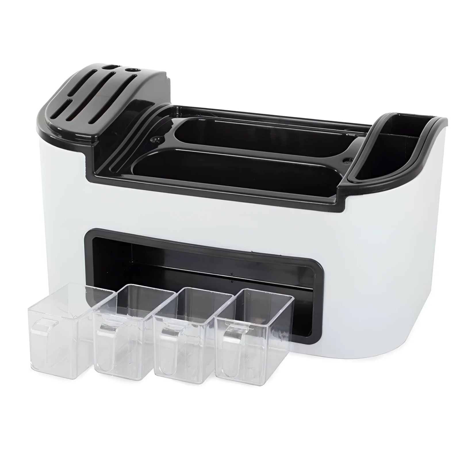 Organizador de cocina para artículos pequeños y cubiertos con cajones especias