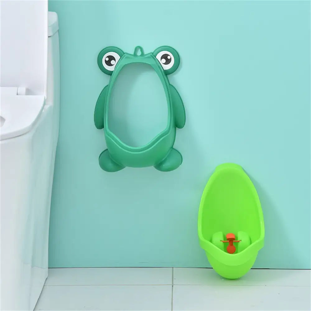 Orinal Rana Infantil para Entrenamiento de Baño | Inodoro Portátil Niños y Bebés – Diseño Divertido Antisalpicaduras