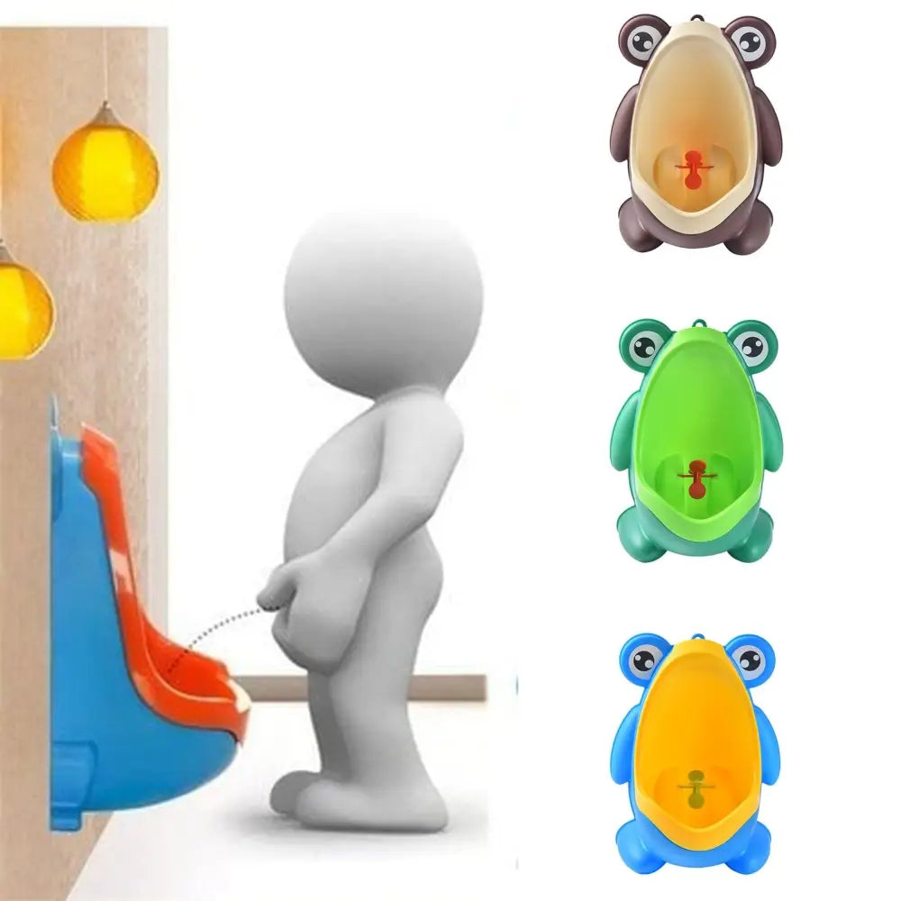 Orinal Rana Infantil para Entrenamiento de Baño | Inodoro Portátil Niños y Bebés – Diseño Divertido Antisalpicaduras