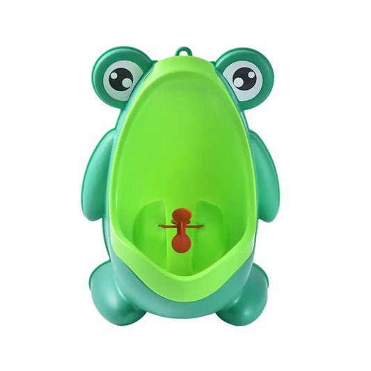 Orinal Rana Infantil para Entrenamiento de Baño | Inodoro Portátil Niños y Bebés – Diseño Divertido Antisalpicaduras