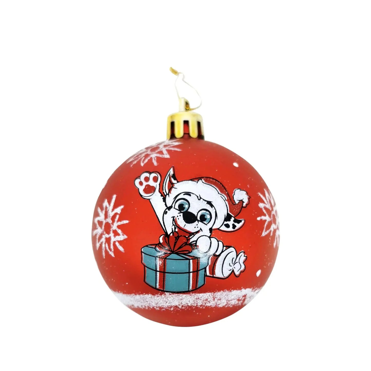 Pack 10 bolas de navidad 6cm diámetro PATRULLA CANINA paw patrol