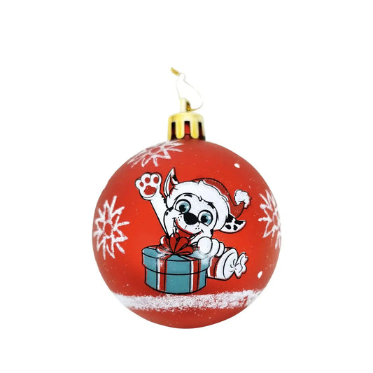 Pack 10 bolas de navidad 6cm diámetro PATRULLA CANINA paw patrol